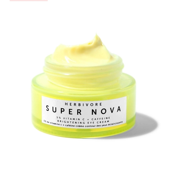 ✨NEW✨ Herbivore SUPER NOVA 5% Vitamin C + Caffeine Brightening Eye Cream - Picture 2 of 9